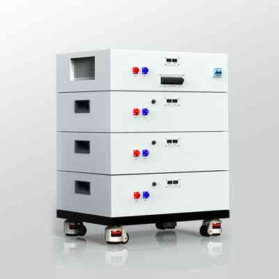 Stackable lithium battery modules showing capacity