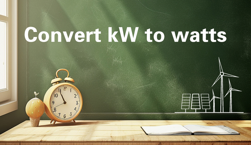 Lär dig att konvertera Kilowatt till Watt