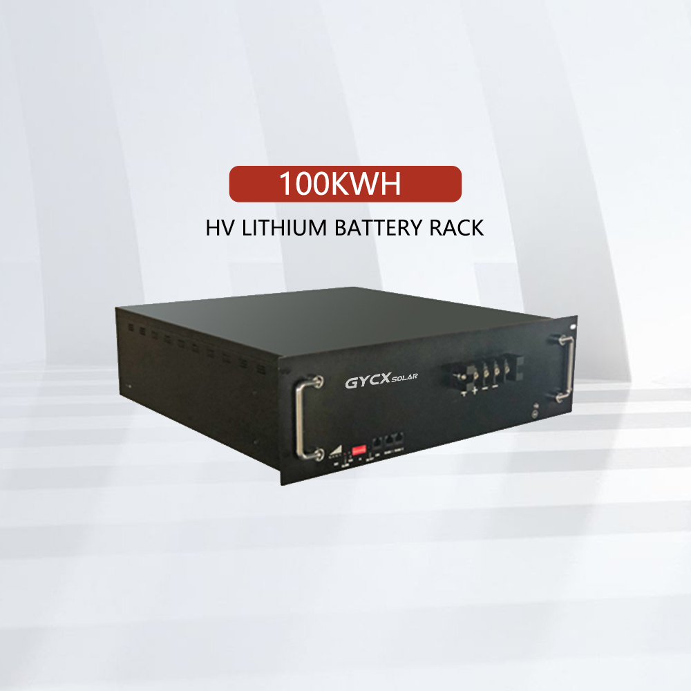 100Rack de bateria de lítio KWh HV
