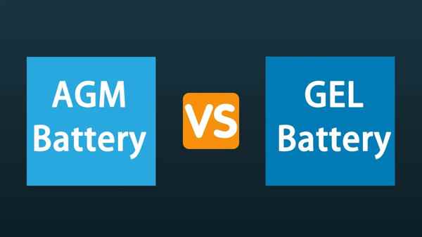 A split image showing a cutaway of an AGM battery with its fiberglass mat separator next to a cutaway of a Gel battery with its thick, gelled electrolyte.