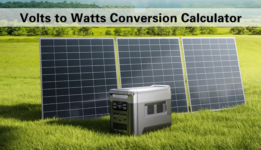 Volts to Watts Conversion Calculator 1 Volts to Watts Conversion Calculator
