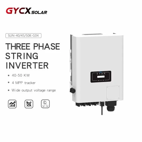 SUN-40/45/50K-G04 | Deye 50 kW invertteri | Kolme vaihetta | 4 MPPT