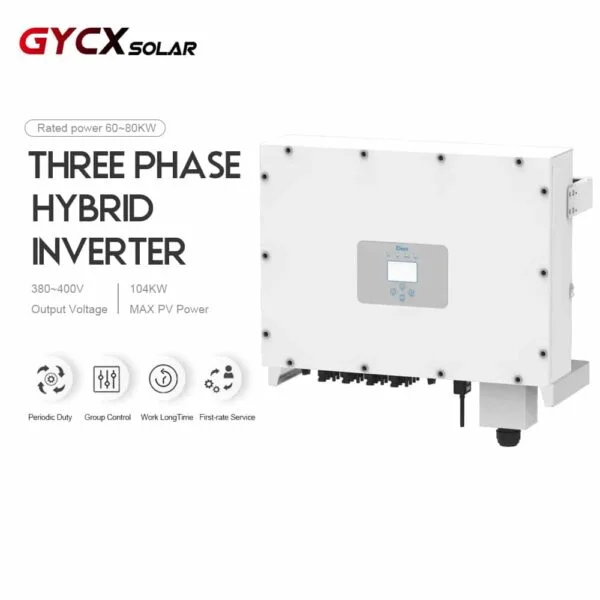 SUN-60/70/75/80K-G | Deye 60kW Inverter | Three Phase | 4 MPPT