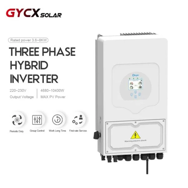 SUN-3.6/5/6/7.6/8K-SG05LP1-EU | Yksivaihe | 2 MPPT | 8kw invertteri | Tuettu LV-akulla