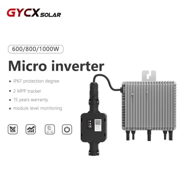 SUN-M60/80/100G3-EU-Q0 | 600-1000W | Cena mikroinwertera słonecznego | Jednofazowy | 2 MPPT