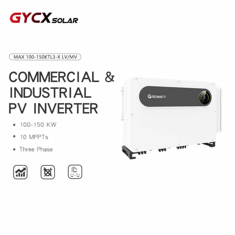 MAX 100 150KTL3 X LV MV Growatt 100KW Inverter 100 150kw 3 MPPTs max-100-150ktl3-x-lv-mv-growatt-100kw-inverter-100-150kw-3-mppts