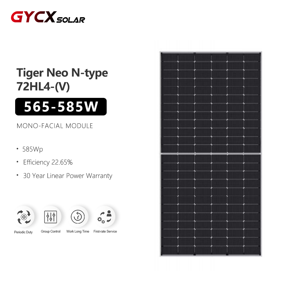 Jinko Tiger Neo N-Type 72hl4- (V) 565-585 Watt Mono-Facial Module