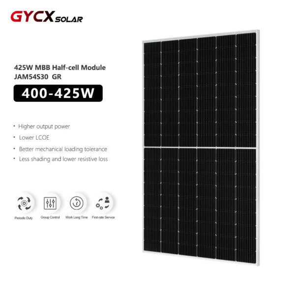 MERMELADA54S30 GR | JA Solar 405W | 400-425W | 425Módulo de media celda W MBB