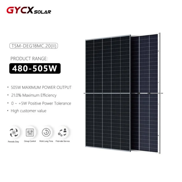 Wierzchołek | DEG18MC.20(II) | Trina Solar 500W |  480-505W
