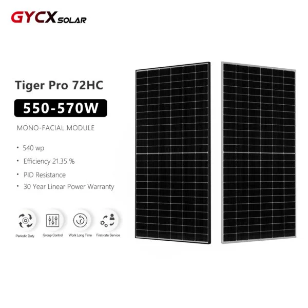 Tygrys Pro | 72HC Jednostronny | Jinko 550w | 550-570 Wat