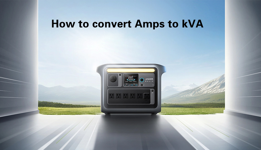كيفية تحويل أمبير إلى كيلو فولت أمبير 1 How to convert Amps to kVA
