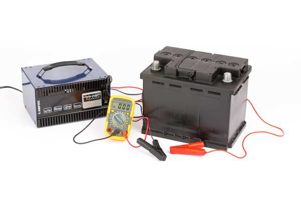 Is a Gel Battery Better Than a Lead-Acid Battery? 3 Image of a modern smart charger with a display showing different selectable battery profiles, with