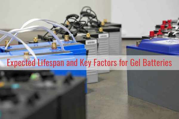 Es una batería de gel mejor que el ácido de plomo? 3con iconos paraañosa A simple timeline graphic showing a gel battery's potential lifespan ranging from 5 to 10 years, with icons for