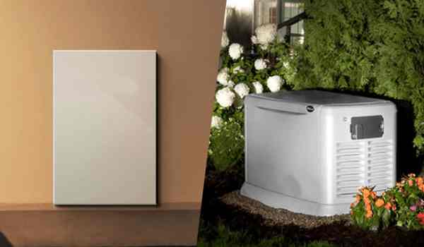 A comparison table showing a battery backup with icons for 