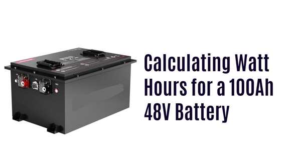 An infographic showing a 4.8kWh (48V 100Ah) battery with lines pointing to different household appliances and their corresponding runtimes.