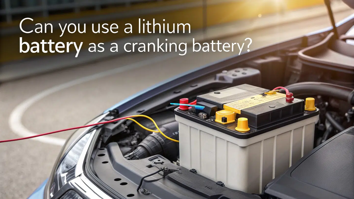Can you use a lithium battery as a cranking battery?