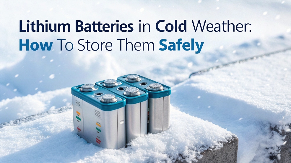 在寒冷的天气中锂电池: 如何安全地存放它们?