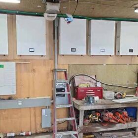 battery backup wall mount