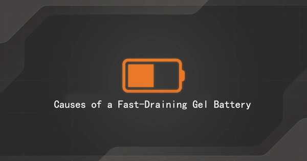An infographic showing potential causes for a fast-draining battery: a 