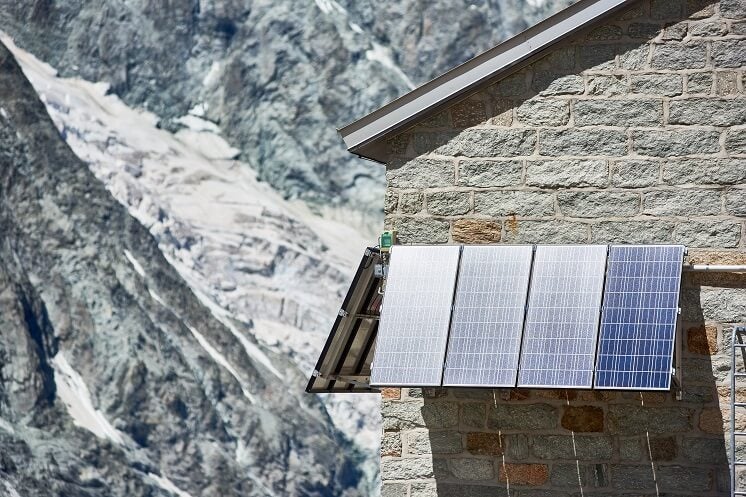Wall-mounted Solar Panels