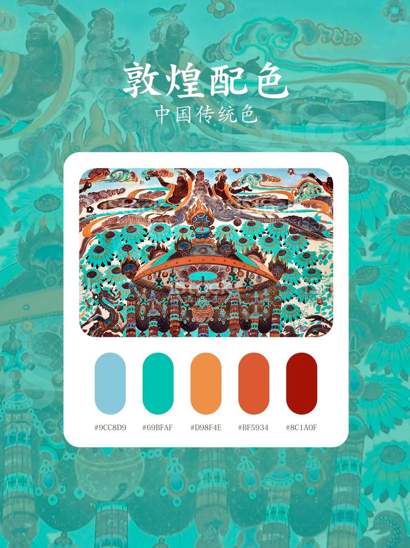 Dunhuang Color Scheme-green