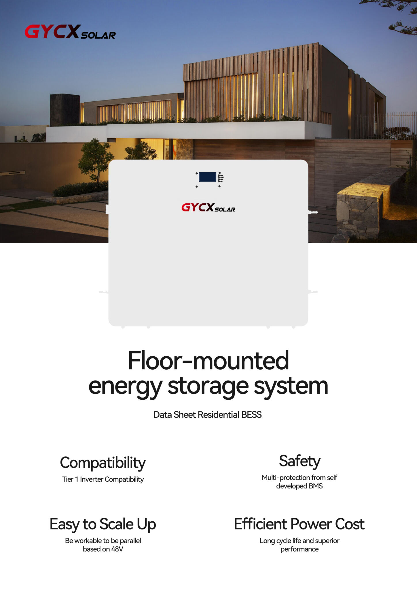 Floor mounted Solar Energy Storage System
