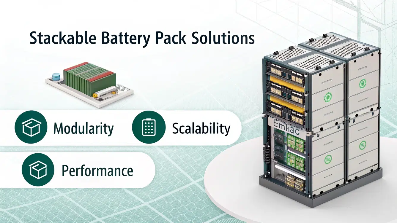 فوائد حلول حزمة البطارية القابلة للتكديس C 1