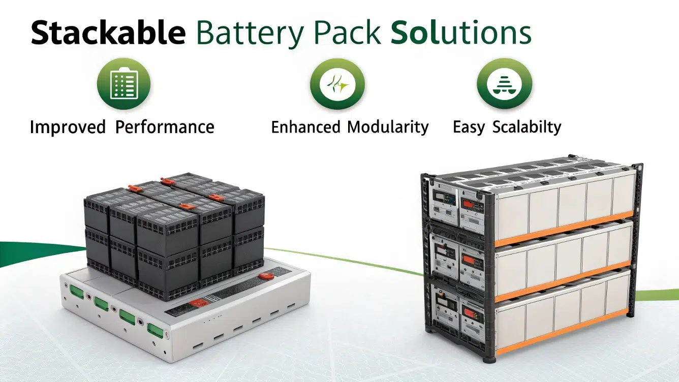 فوائد حلول حزمة البطارية القابلة للتكديس C