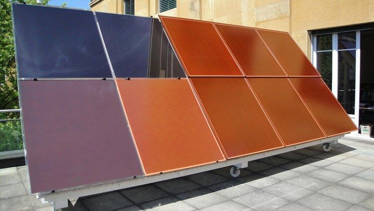 color solar panels -more