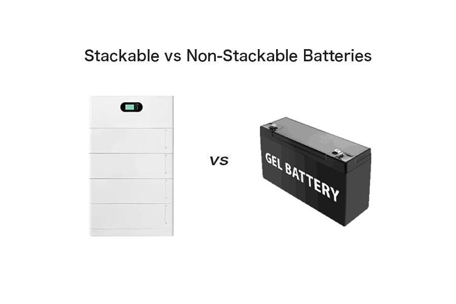 Side-by-side comparison of stackable vs wall-mounted solar batteries