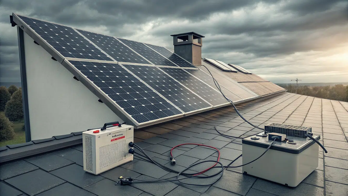what could be the cause of a solar battery losing 1