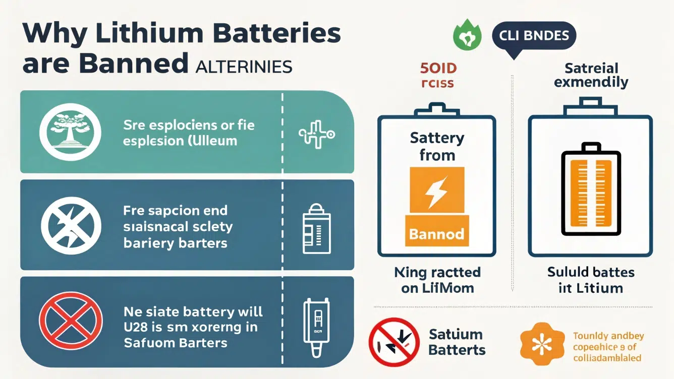 why are lithium batteries banned safety risks and