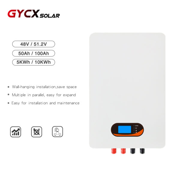 48V Batería de iones de litio Montaje de pared de 50Ah